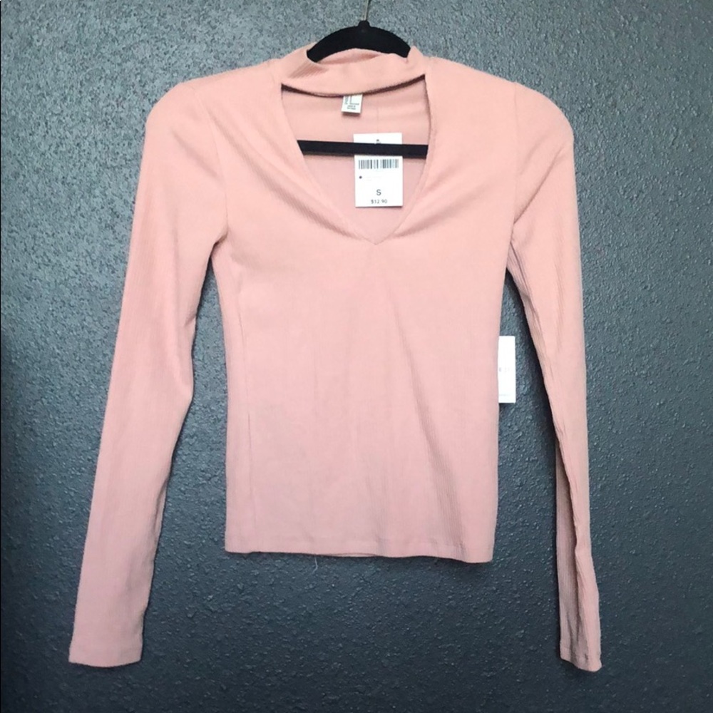 NWT Forever21 Pink Key Hole Top